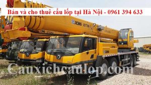 Bán và cho thuê xe cẩu bánh lốp các loại