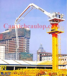 Cần phân phối bê tông Zoomlion bán kính 32m