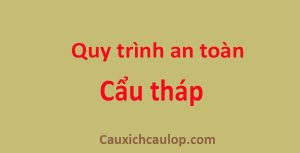 Quy trình an toàn về sử dụng cẩu tháp (cần trục tháp)