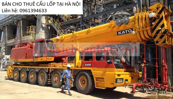 Cho thuê cẩu bánh lốp Kato KA-3000 trọng tải 300 tấn